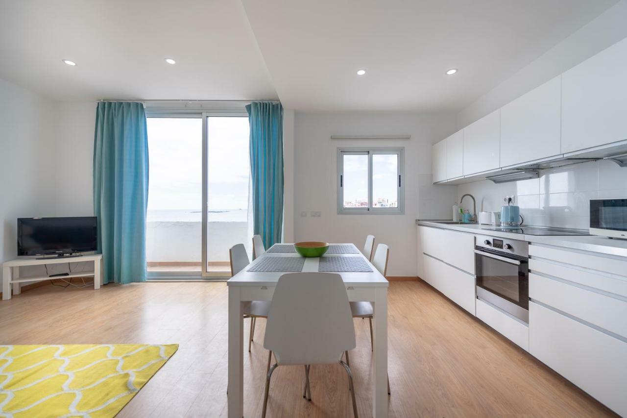 Vista Playa Y Mar - Sea View, Wifi And Ac Apartment Melenara Ngoại thất bức ảnh